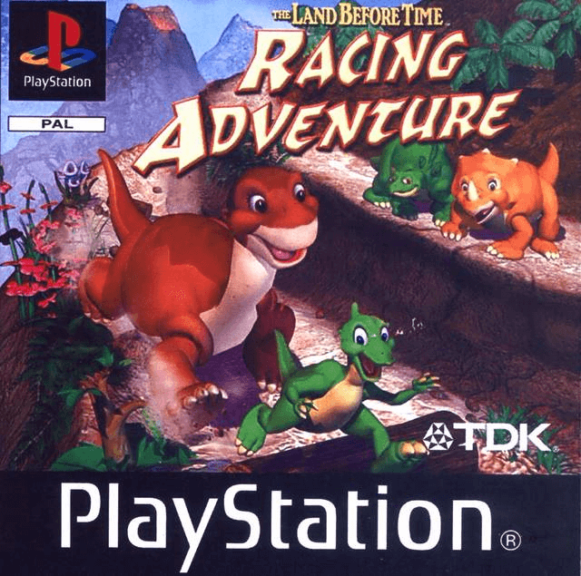 Land Before Time Racing Adventure box art for Playstation